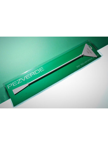 Espatula Blanca PezVerde 31,5cm. Acero Inox.