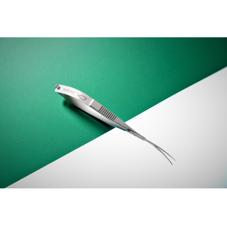 Nano tijeras Click Click Blancas Curvas PezVerde