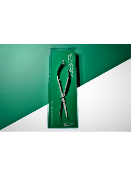 Nano tijeras Click Click Blancas Curvas PezVerde