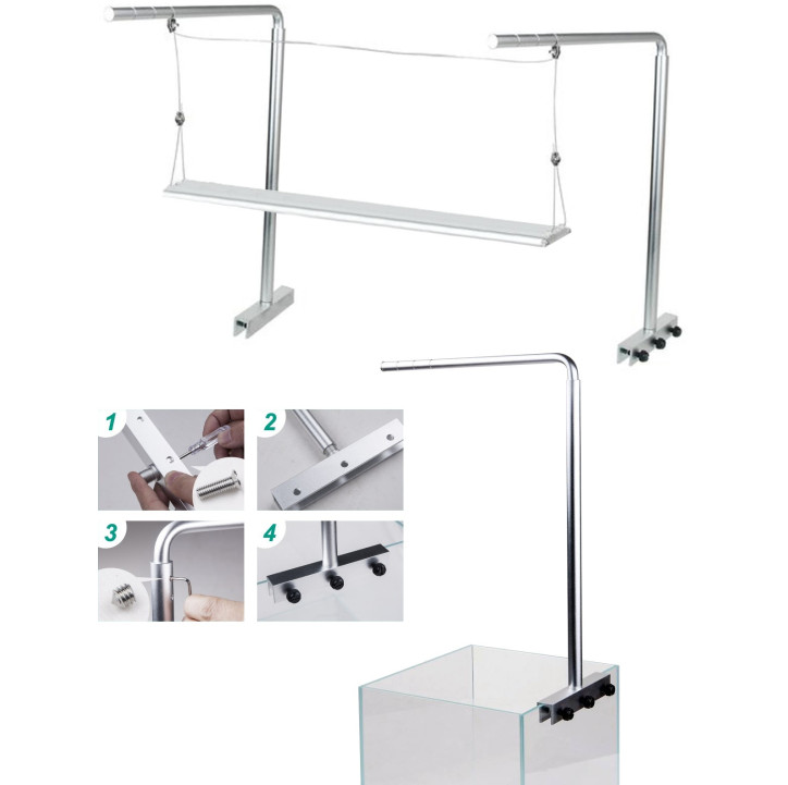 Soporte de Aluminio Chihiros para pantallas colgables