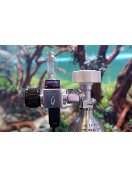 Manorreductor con Solenoide y Cuentaburbujas PezVerde V2.0 – Regulador de CO2 profesional para acuarios plantados