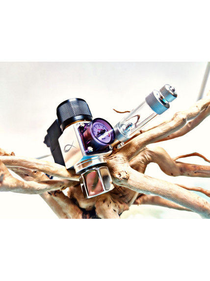 Manorreductor con Solenoide y Cuentaburbujas PezVerde V2.0 – Regulador de CO2 profesional para acuarios plantados
