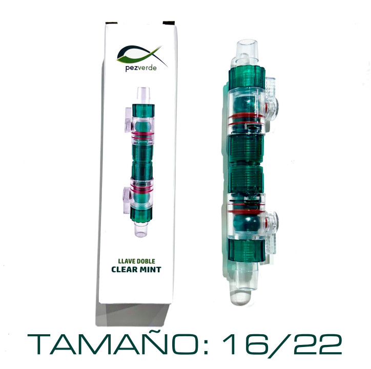 Llave Doble PezVerde 16/22 Clear Mint