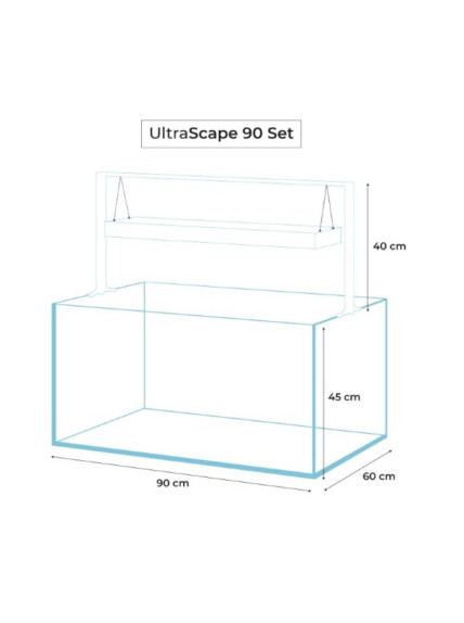 SET Acuario y Mesa AquaEL ULTRASCAPE FOREST 90 2