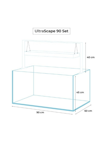 SET Acuario y Mesa AquaEL ULTRASCAPE FOREST 90