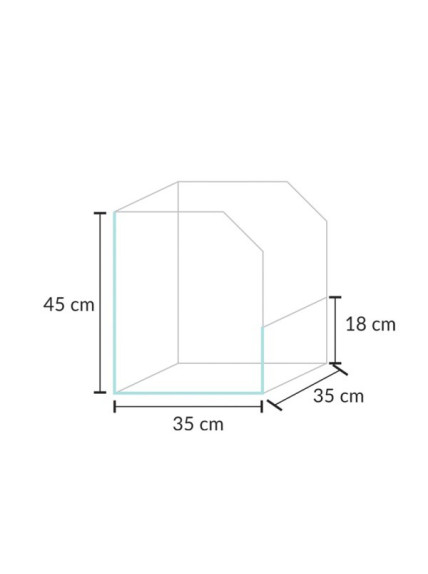 Paludario BLAU Cubic SELVA 35 2