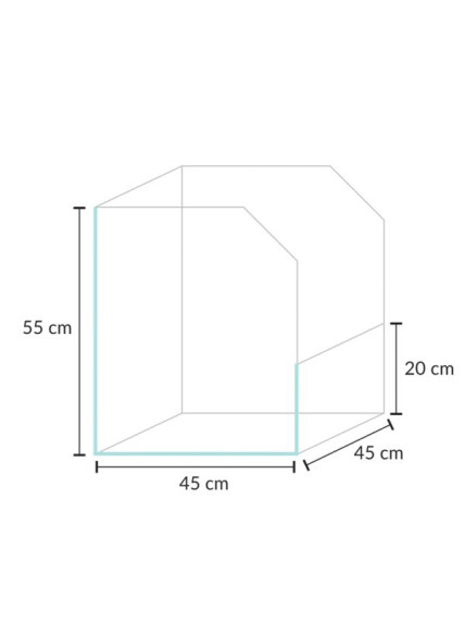 Paludario BLAU Cubic SELVA 45 2
