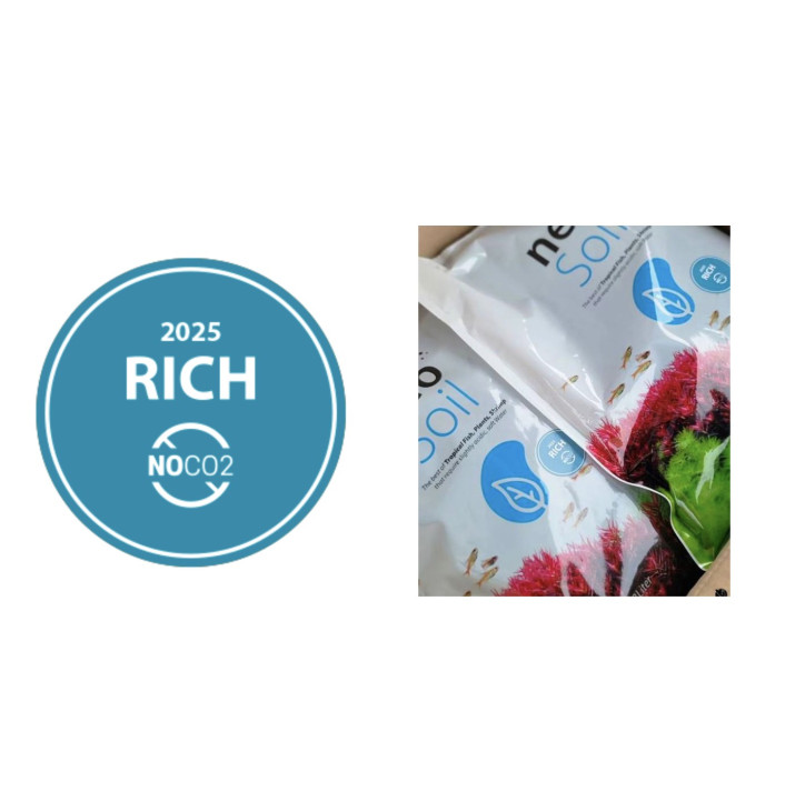 AquaRIO Neo Soil NO CO2 RICH - 8L POWDER + Regalo Abono en Pastillas