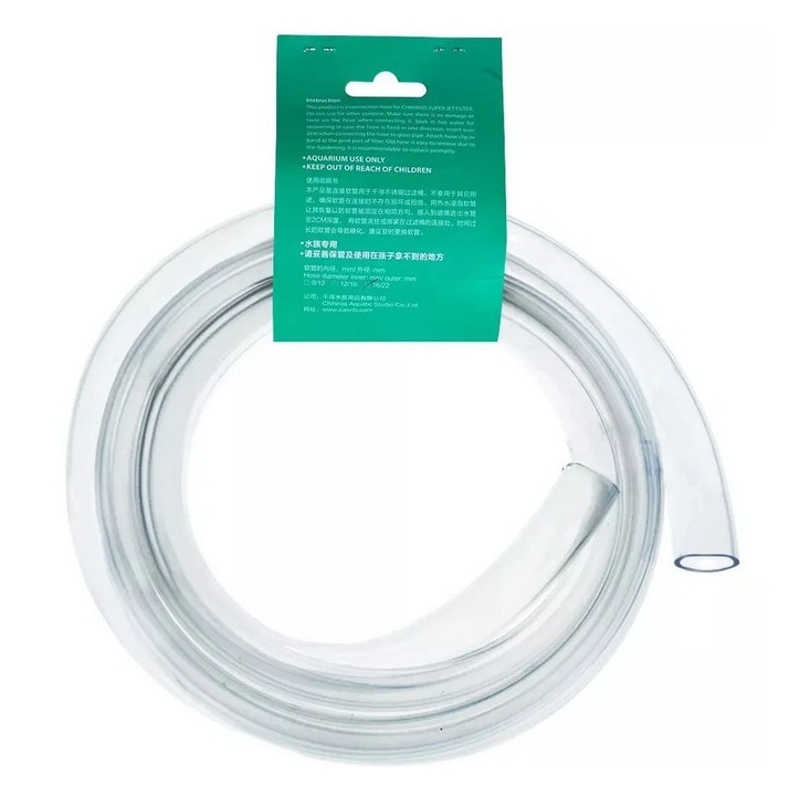 3 Metros Manguera 12/16 Chihiros – Transparente para filtros externos