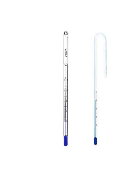 ADA NA Thermometer J-5WH – Termómetro de vidrio para acuarios pequeños (hasta 5 mm de grosor)