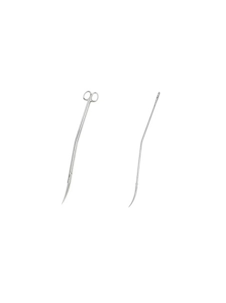 ADA Pro-Scissors Nude – Tijeras de poda largas para acuarios plantados (320 mm)