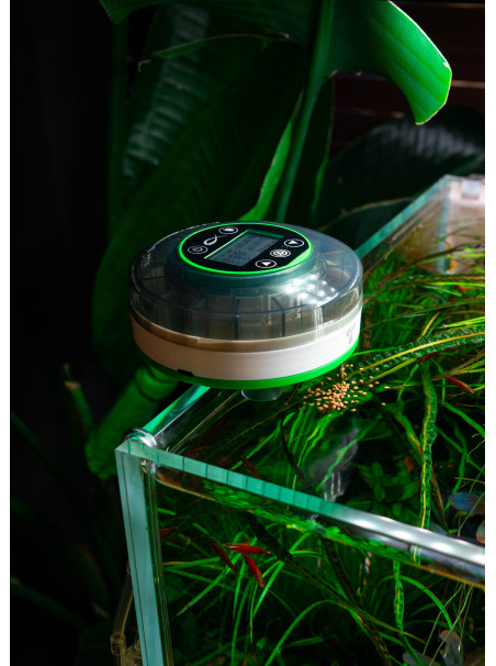 Alimentador Automático PezVerde – Precisión, diseño y confianza para la alimentación de tus peces