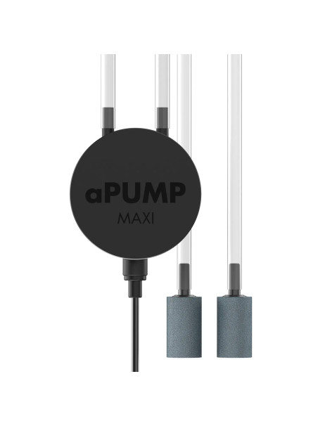 aPUMP MAXI AquaLighter – Bomba de aire ultra silenciosa con dos salidas