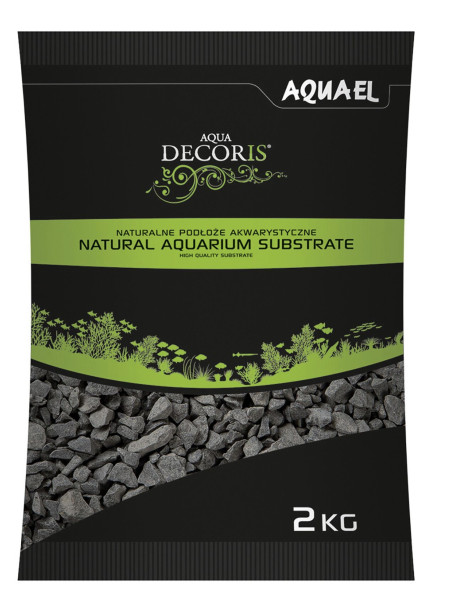 AquaEL Basalt Gravel 2-4mm (2Kg) – Grava de basalto natural para acuarios