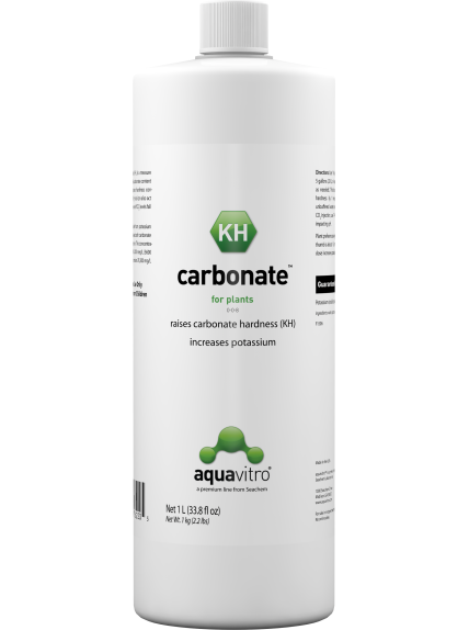 AquaVitro Carbonate 1L – Aumenta la dureza de carbonatos (KH) y aporta potasio en acuarios plantados