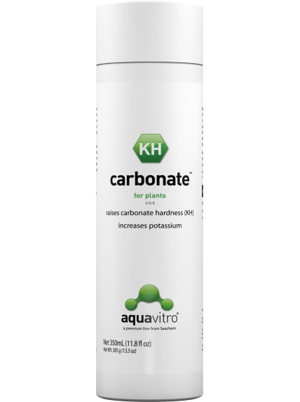 AquaVitro Carbonate 350 mL – Aumenta la dureza de carbonatos (KH) y aporta potasio en acuarios plantados