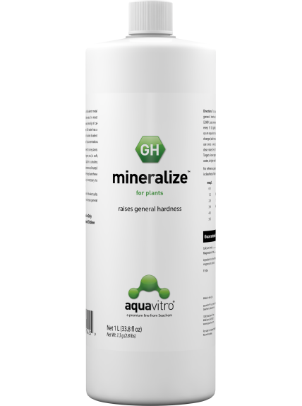 AquaVitro Mineralize 1L – Restaura la dureza general (GH) en acuarios plantados