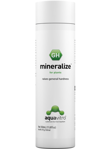 AquaVitro Mineralize 350 mL – Restaura la dureza general (GH) en acuarios plantados