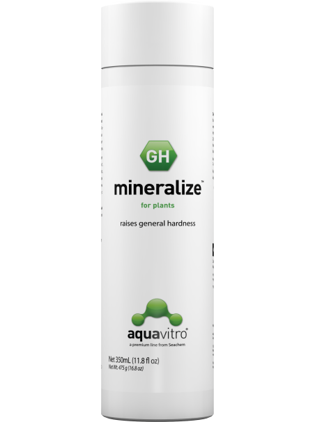 AquaVitro Mineralize 350 mL – Restaura la dureza general (GH) en acuarios plantados