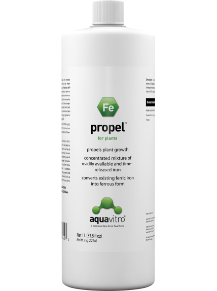 AquaVitro Propel 1L – Suplemento de hierro para acuarios plantados