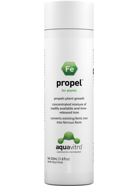 AquaVitro Propel 350 mL – Suplemento de hierro para acuarios plantados