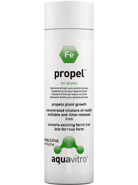 AquaVitro Propel 150 mL – Suplemento de hierro para acuarios plantados