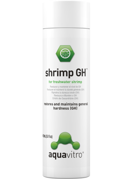 AquaVitro Shrimp GH 150 mL – Acondicionador de minerales para gambarios