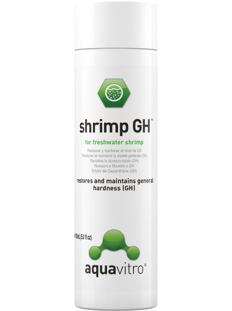 AquaVitro Shrimp GH 150 mL – Acondicionador de minerales para gambarios