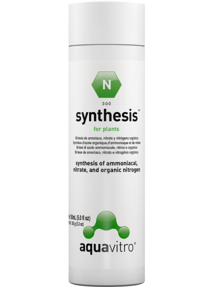 AquaVitro Synthesis 150 mL – Abono de nitrógeno completo para acuarios plantados