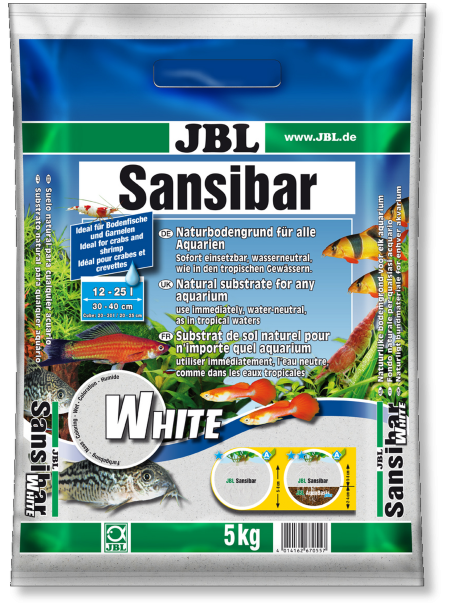 JBL Sansibar White 5 kg – Arena blanca para acuarios