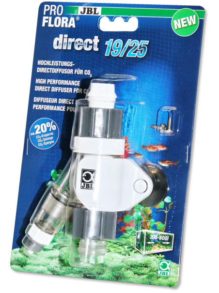 JBL ProFlora Direct 19/25 – Atomizador externo de CO2 para filtros de acuario