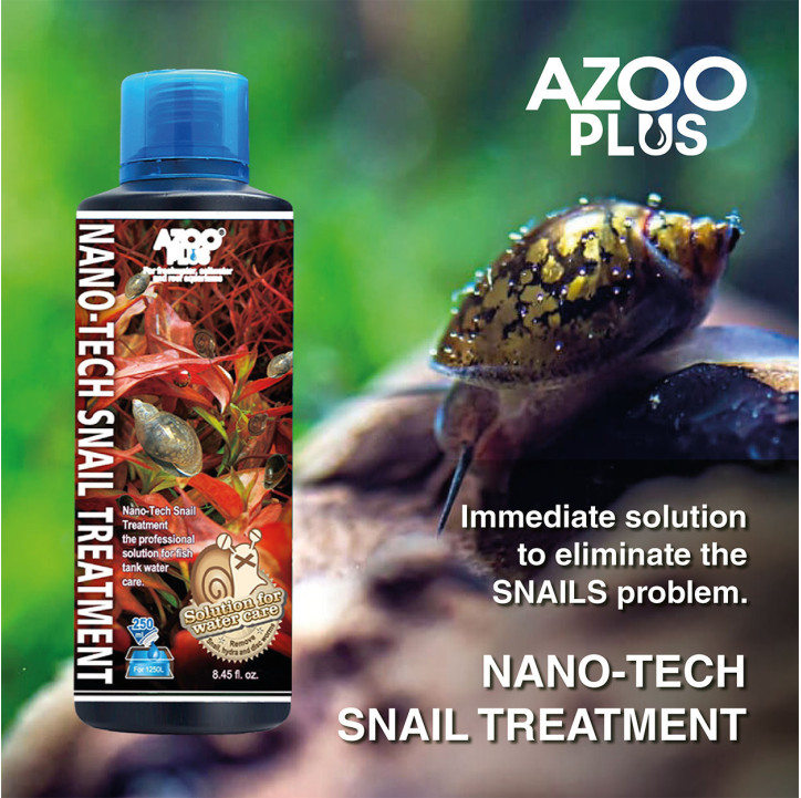 AZOO Nano Snail Treatment 120mL – Tratamiento contra caracoles en acuarios