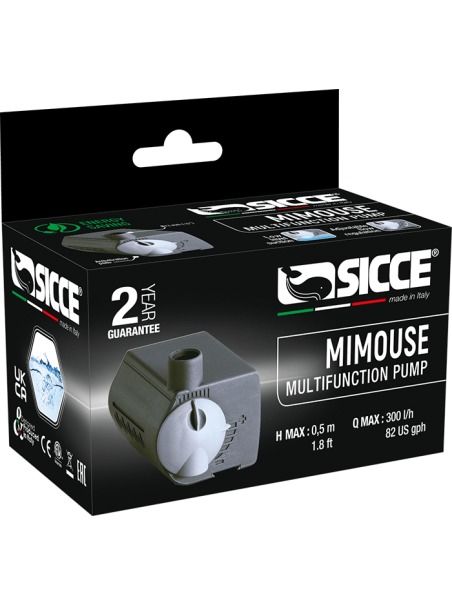 Bomba SICCE Mi-Mouse – Compacta y eficiente para acuarios pequeños