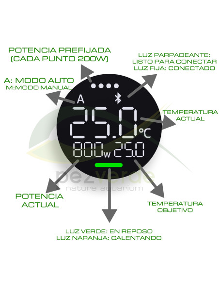 Calentador Externo 1000W Chihiros Heater PRO - Manguera 16/22