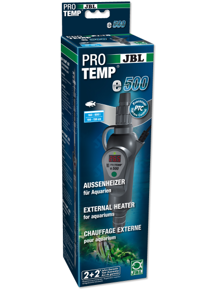 JBL ProTemp e500 – Calentador externo de 500W para acuarios de 160 a 600 litros