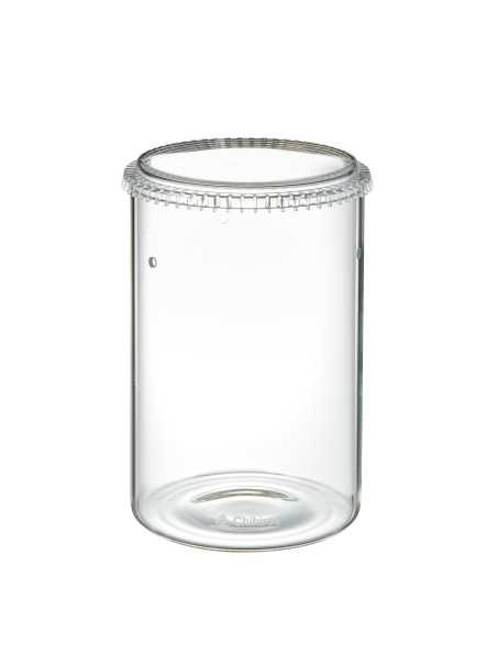 Chihiros Glass Pot DEW L – Recipiente de cristal para Wabi-Kusa y plantas emergidas