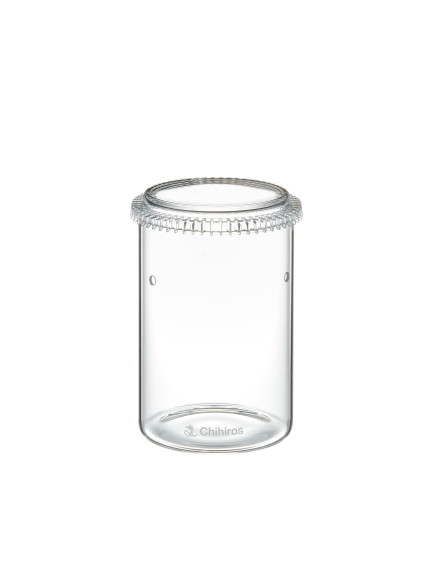 Chihiros Glass Pot DEW S – Recipiente de cristal para Wabi-Kusa y plantas emergidas