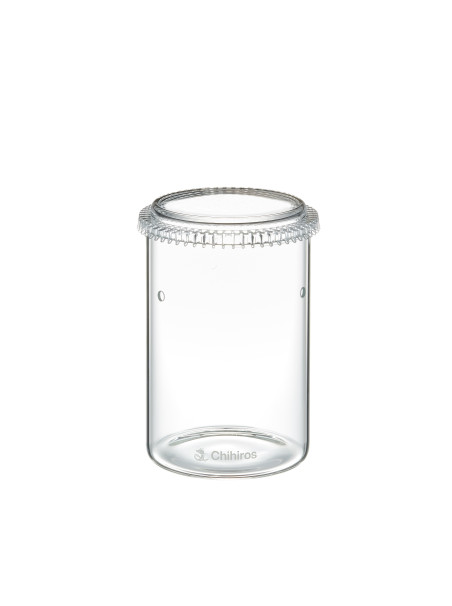 Chihiros Glass Pot DEW S – Recipiente de cristal para Wabi-Kusa y plantas emergidas