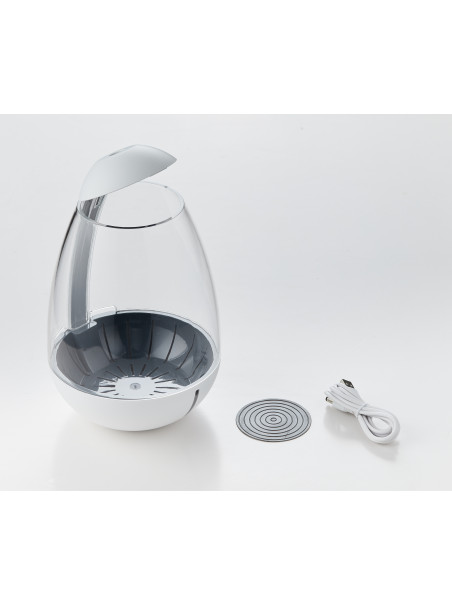 Chihiros Tiny Terrarium Egg – Mini terrario con iluminación LED integrada