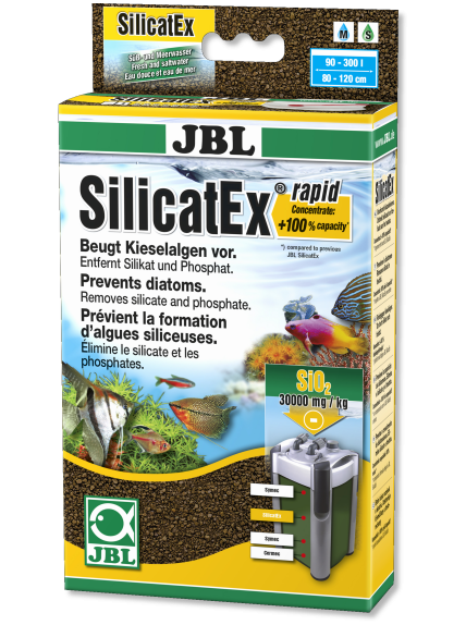 JBL SilikatEx Rapid 400 g – Material filtrante para eliminar silicatos en acuarios