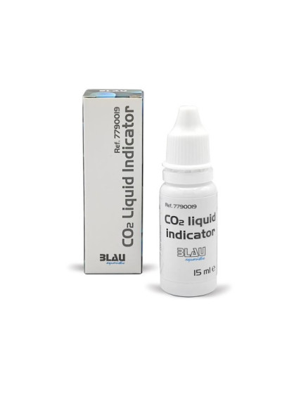 BLAU Líquido Indicador de CO2 15 mL – Reactivo para Drop Checker en acuarios plantados