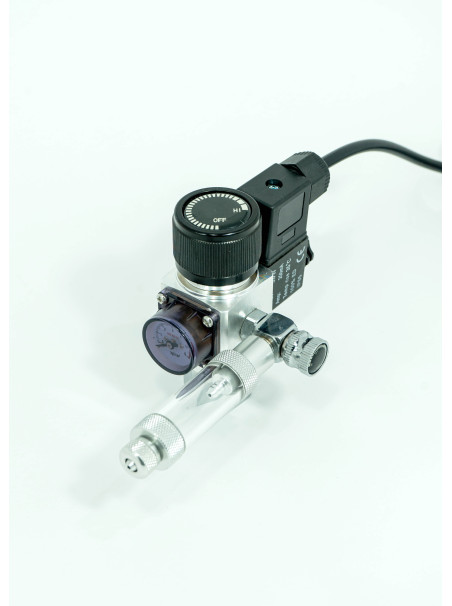 Manorreductor con Solenoide y Cuentaburbujas PezVerde V2.0 – Regulador de CO2 profesional para acuarios plantados