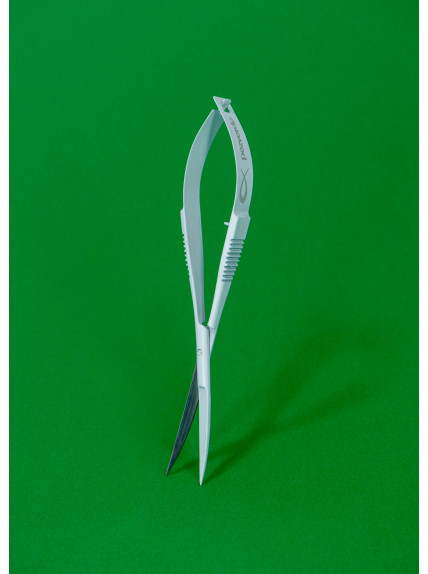 Nano tijeras Click Click Blancas Curvas PezVerde