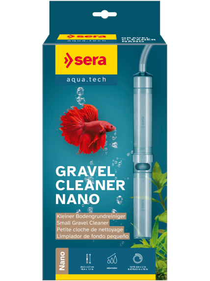 SERA - Gravel Cleaner Nano - Sifón limpiador para pequeños acuarios