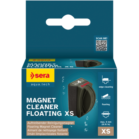 SERA - Iman Limpiador Magnet Cleaner Floating XS (Cristal 4mm)
