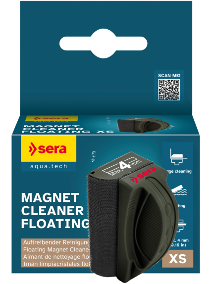 SERA - Iman Limpiador Magnet Cleaner Floating XS (Cristal 4mm)