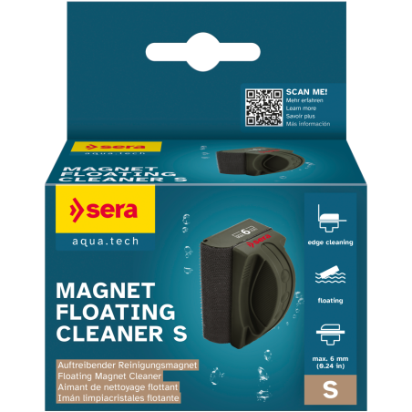 SERA - Iman Limpiador Magnet Cleaner Floating S (Cristal 6mm)