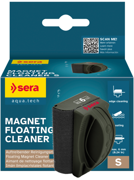 SERA - Iman Limpiador Magnet Cleaner Floating S (Cristal 6mm)