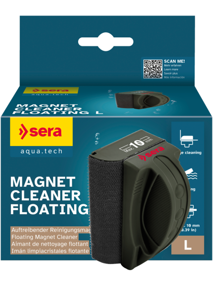 SERA - Iman Limpiador Magnet Cleaner Floating L (Cristal 10mm)