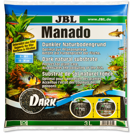 Sustrato JBL Manado DARK 3L